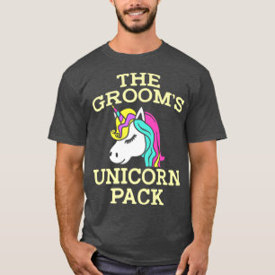 Lgbt Pride Gay Bachelor Party Unicorn Pack Engagem T-shirt