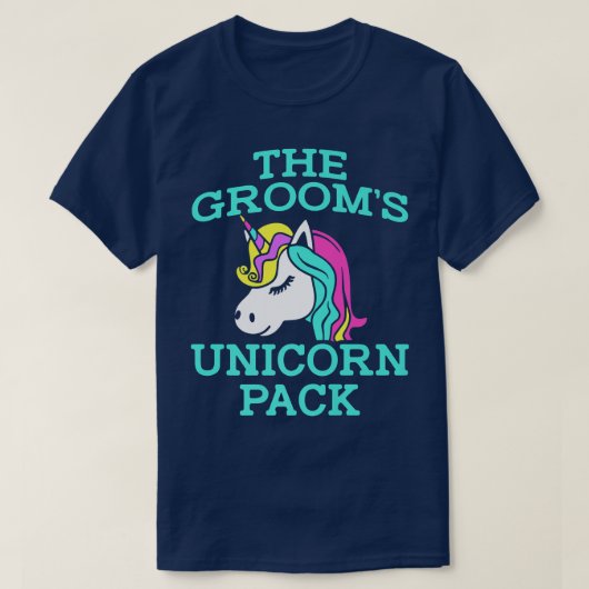 Lgbt Pride Gay Bachelor Party Unicorn Pack Engagem T-shirt (Design voorkant)