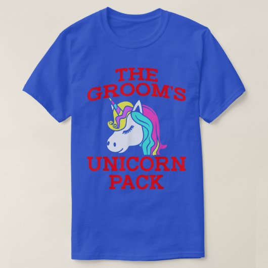 Lgbt Pride Gay Bachelor Party Unicorn Pack Engagem T-shirt (Design voorkant)