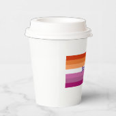 LGBT Pride Gay Lesbisch Gepersonaliseerde Naam Papieren Bekers (Rechts)