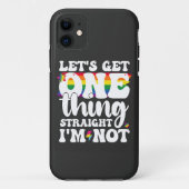 LGBT Pride Gay Lets krijgen één ding rechtstreeks  Case-Mate iPhone Case (Achterkant)