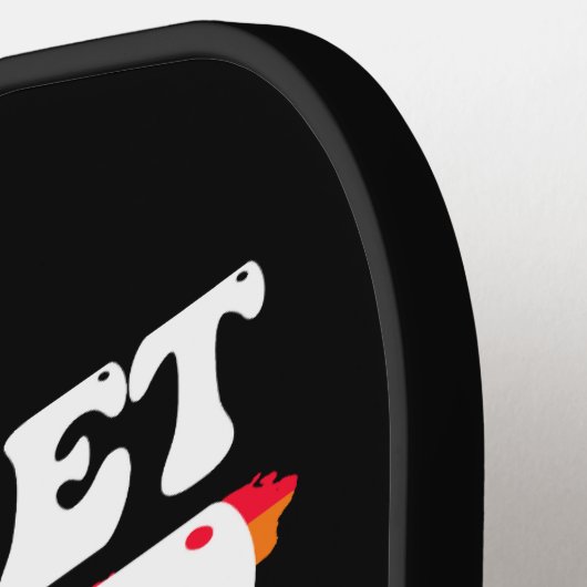 LGBT Pride Gay Lets krijgen één ding rechtstreeks Pickleball Paddle (Links Detail)