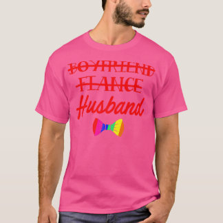 Lgbt Pride Gay Verlovingsfeest Vriend Verloving T-shirt