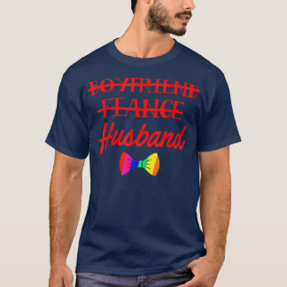 Lgbt Pride Gay vrijgezellenfeest Boyfriend Verlovi T-shirt