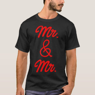 LGBT Pride Gay vrijgezellenfeest meneer en meneer  T-shirt