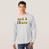LGBT Pride Glitter is geen fase T-shirt (Voorkant volledig)