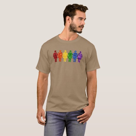 LGBT Pride Glitter Vrouwen T-shirt (Voorkant volledig)