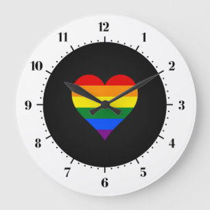 LGBT-pride hart Grote klok