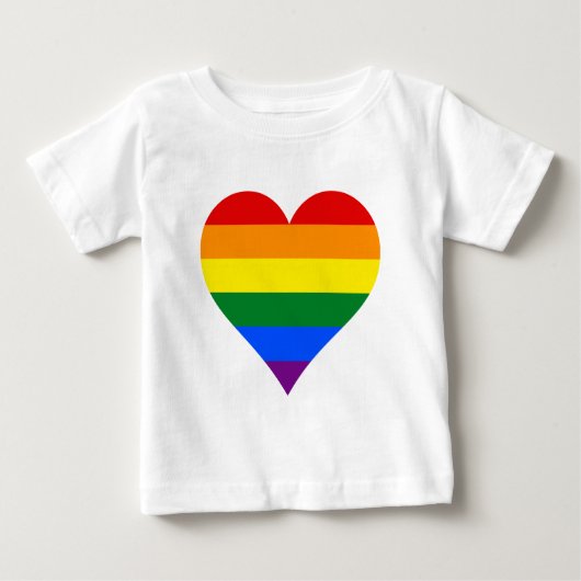 LGBT-pride hart T-Shir (Voorkant)