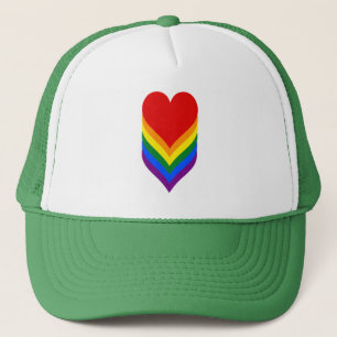 LGBT pride-hart Trucker Hat Pet