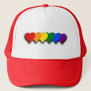 LGBT pride-hart Trucker Hat Trucker Pet
