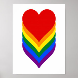 LGBT pride harten poster