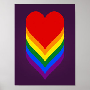 LGBT pride harten poster