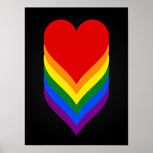 LGBT pride harten poster