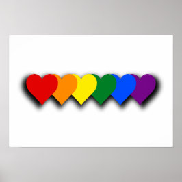 LGBT pride harten Poster