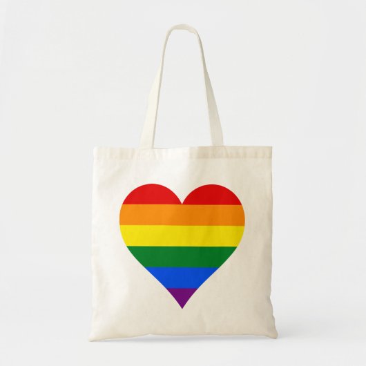 LGBT pride-harten Tas budget (Voorkant)