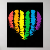 LGBT+pride. Hartregenboog. Poster (Voorkant)