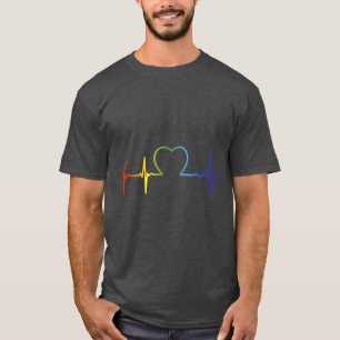 LGBT Pride hartslag T-shirt