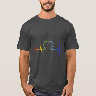 LGBT Pride hartslag T-shirt