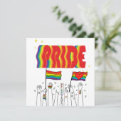LGBT+Pride. Homo-homo-liefdestrots. (Staand voorkant)