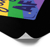 LGBT+pride, homo-liefde.Gay AF Poster (Hoek)