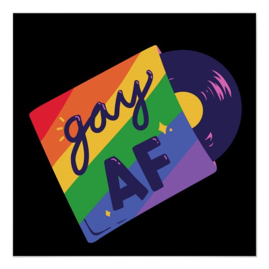 LGBT+pride, homo-liefde.Gay Perfect Poster (Voorkant)