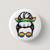 LGBT-Pride. Homogene Button (Voorkant)