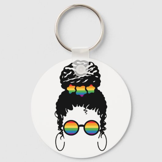 LGBT-Pride. Homogene liefde. Sleutelhanger (Voorkant)