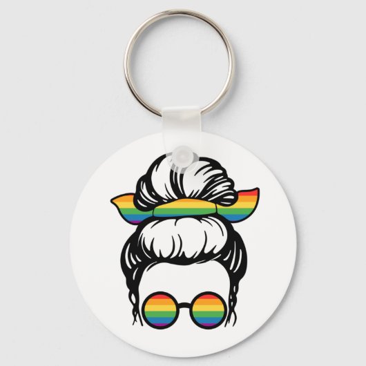LGBT-Pride. Homogenliefde Sleutelhanger (Voorkant)