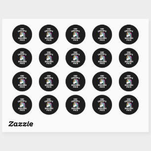 LGBT Pride Homoseksuele vrijgezellenfeest Eenhoorn Ronde Sticker