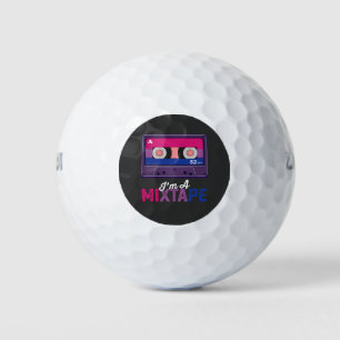LGBT Pride I m A Mixtape Cassette Bi Golfballen