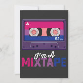 LGBT Pride I m A Mixtape Cassette Bi Kaart (Voorkant)