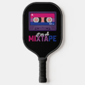 LGBT Pride I m A Mixtape Cassette Bi Pickleball Paddle (Voorkant)