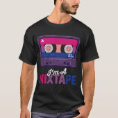 LGBT Pride I m A Mixtape Cassette Bi T-shirt (Voorkant)