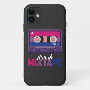 LGBT Pride Ik ben een mixtape cassette Bi Case-Mate iPhone Case
