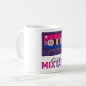 LGBT Pride Ik ben een mixtape cassette Bi Koffiemok (Voorkant links)