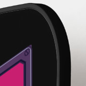 LGBT Pride Ik ben een mixtape cassette Bi Pickleball Paddle (Links Detail)