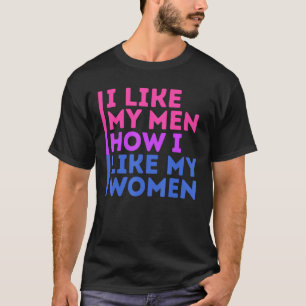 Lgbt Pride Ik hou van mijn Mannen hoe ik mijn vrou T-shirt