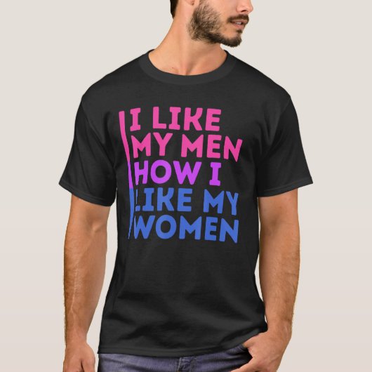 Lgbt Pride Ik hou van mijn Mannen hoe ik mijn vrou T-shirt (Voorkant)
