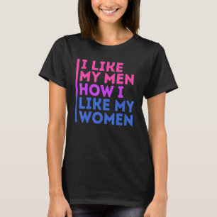 Lgbt Pride Ik hou van mijn Mannen hoe ik mijn vrou T-shirt