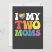 LGBT Pride Ik hou van mijn twee Roma-hombiële steu Kaart (Voorkant)