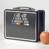 LGBT Pride Ik Zie Liefde Accepteer Jou Steun Je (In situ)
