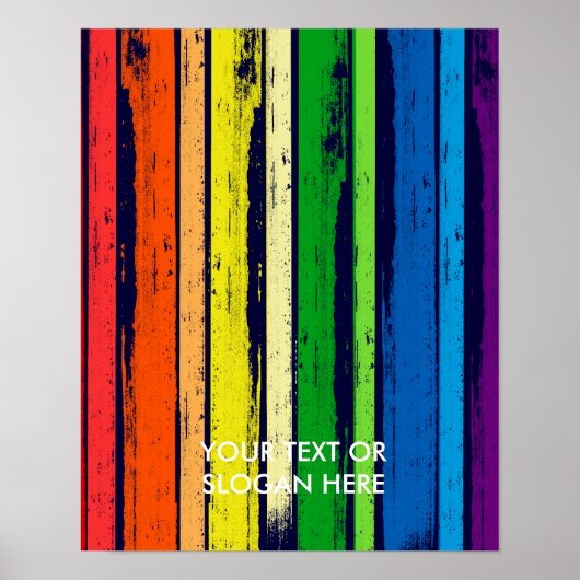 LGBT PRIDE INK BAR POSTER (Voorkant)
