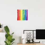 LGBT PRIDE INK BAR POSTER (Thuiskantoor)