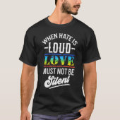 Lgbt Pride Inspiring Quotes T-shirt (Voorkant)