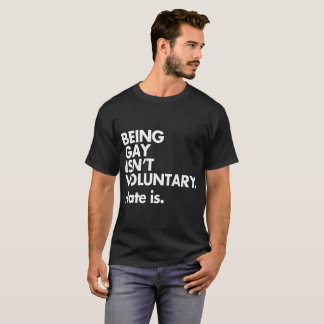 LGBT Pride is Gay is_t Vrijwillig antipesten T-shirt