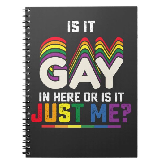 LGBT Pride is het hier in de homo of is het gewoon Notitieboek (Voorkant)