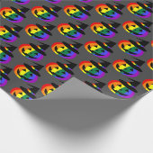 LGBT+ Pride Jack-O'-Lantern Inpakpapier (Hoek)