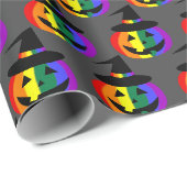 LGBT+ Pride Jack-O'-Lantern Inpakpapier (Rol Hoek)