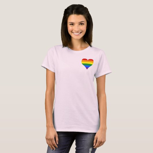 LGBT pride-jas T-shirt (Voorkant volledig)